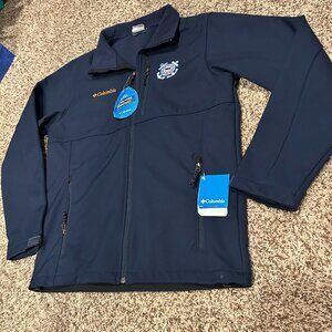 Columbia Men’s Medium Coast Guard Jacket NWT Water Wind Resistant Fleece Lined